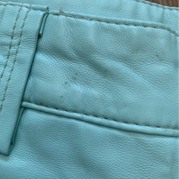 Free people, vegan leather shorts size 0 - Picture 9 of 9